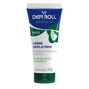 Creme Depilatório Depiroll Buço Coconut Oil 50G