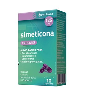 Simeticona 125Mg 10 Cápsulas Eurofarma