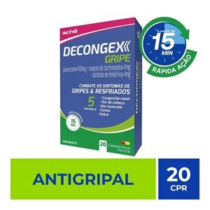 Decongex Gripe 20 Cápsulas