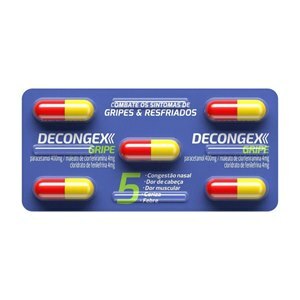 Decongex Gripe 5 Cápsulas