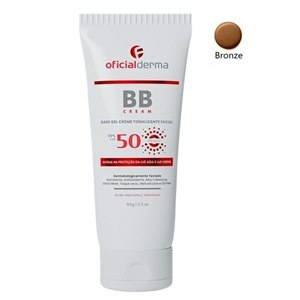 Base Gel Creme Tonalizante Facial Bb Cream Cor Bronze Fps 50 60G