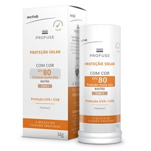Protetor Solar Bastão Profuse Tom 2 Fps80 14G