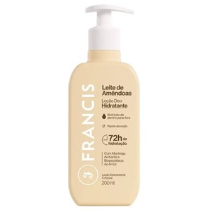 Loção Deo Hidratante Francis Leite De Amêndoas 200Ml