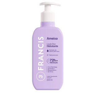 Loção Deo Hidratante Francis Ameixa 200Ml