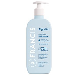 Loção Deo Hidratante Francis Algodão 400Ml