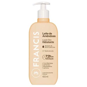 Loção Deo Hidratante Francis Leite De Amêndoas 400Ml