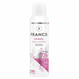 Desodorante Aerosol Francis Feminino Beauty Frutas Vermelhas 150Ml