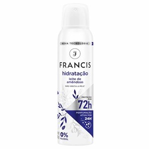 Desodorante Aerosol Francis Feminino Hidratação Leite De Amêndoas 150Ml