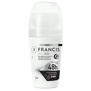 Desodorante Roll-On Francis Feminino Invisible 50Ml