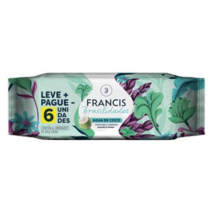 Sabonete Em Barra Francis Brasilidades Água De Coco 80G 6 Unidades