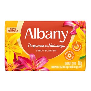 Sabonete Em Barra Albany Perfumes Da Natureza Lírio Selvagem 80G