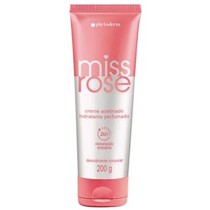 Creme Acetinado Hidratante Phytoderm Miss Rose 200G