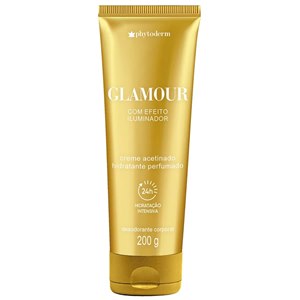 Creme Acetinado Hidratante Phytoderm Glamour Com Efeito Iluminador 200G