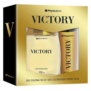 Kit Phytoderm Victory De Colônia Body Spray 120Ml + Deo Colônia 100Ml