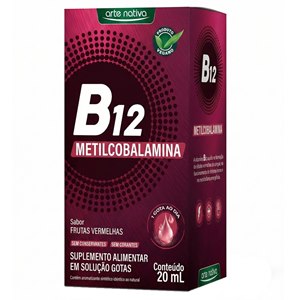 Metilcobalamina Sabor Frutas Gotas Arte Nativa 20Ml