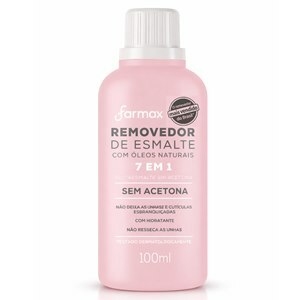 Removedor De Esmalte 7Em1 Sem Acetona Farmax 100Ml
