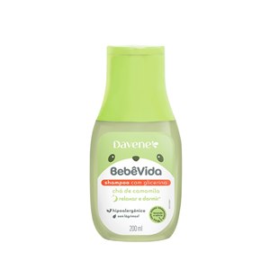 Shampoo Davene Bebê Vida Chá De Camomila 200Ml