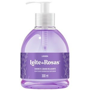 Sabonete Líquido Leite De Rosas Lavanda 300Ml   
