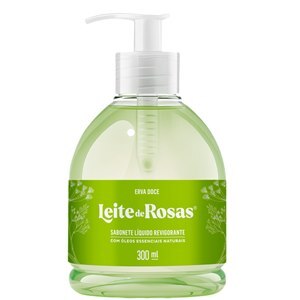 Sabonete Líquido Leite De Rosas Erva Doce 300Ml       