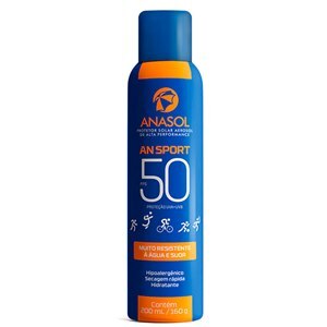 Protetor Solar Anasol An Sport Aerosol Fps50 200Ml