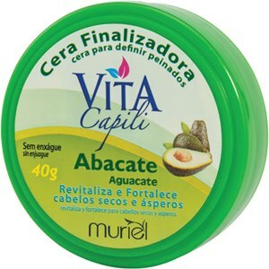Cera Finalizadora Capilar Vita Capili Abacate Muriel 40G