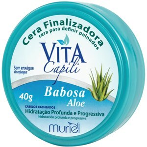Cera Finalizadora Capilar Vita Capili Babosa Muriel 40G