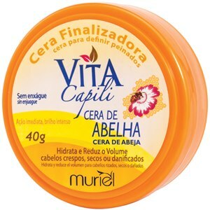 Cera Finalizadora Capilar Vita Capili Cera De Abelha Muriel 40G