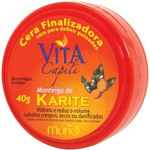 Cera Finalizadora Capilar Vita Capili Manteiga De Karité Muriel 40G 