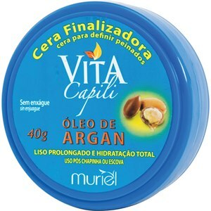 Cera Finalizadora Capilar Vita Capili Óleo De Argan Muriel 40G 