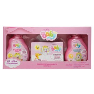 Kit Hora Do Banho Baby Menina Muriel Shampoo 100Ml + Condicionador 100Ml + Sabonete 90G