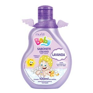 Sabonete Líquido Baby Lavanda Muriel 100Ml