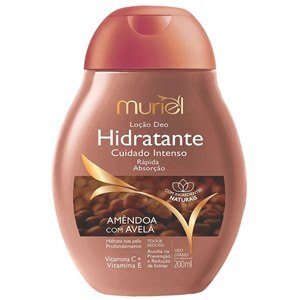 Loção Hidratante Corporal Amêndoa Com Avelã Muriel 200Ml