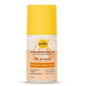 Desodorante Roll-On Piatan Unissex Sem Perfume 75Ml
