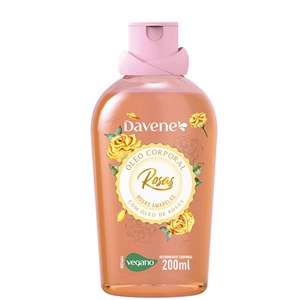 Óleo Corporal Davene Rosas Amarelas 200Ml