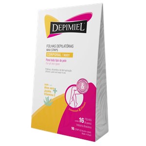 Folhas Prontas Depimiel Corporal 16 Folhas 