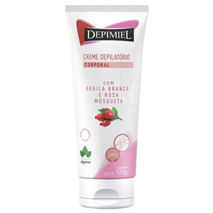 Creme Depilatório Depimiel Corporal Argila Branca + Rosa Mosqueta 1200G