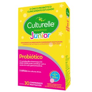 Culturelle Probiótico Junior 30 Comprimidos Mastigáveis