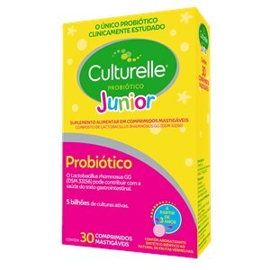 Culturelle Probiótico Junior 30 Comprimidos Mastigáveis