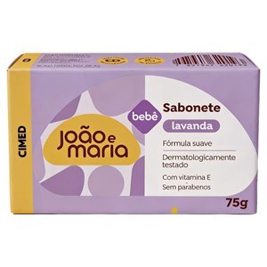 João E Maria Sabonete Lavanda Bebê 75G