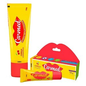Carmed Kit Oral Cereja Gel Dental 70G + Hidratante Labial 10G
