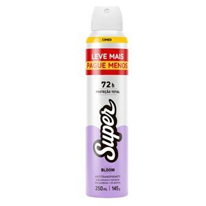 Super Desodorante Antitranspirante Aerosol Bloom Feminino 250Ml