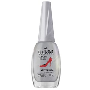 Esmalte Cintilante Colorama Diabo Veste Prada 8Ml - Veste Prata