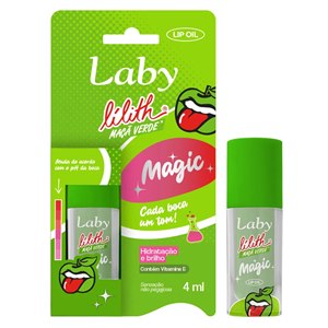 Hidratante Labial Laby Lilith Magic Lip Oil Maçã Verde 4Ml