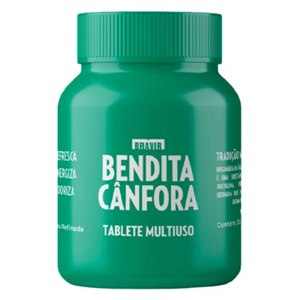 Bendita Cânfora Bravir Pote 30 Tabletes