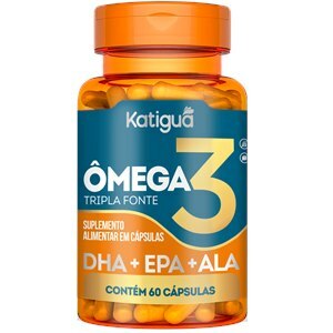 Ômega 3 Tripla Fonte + Ala Katiguá 60 Cápsulas