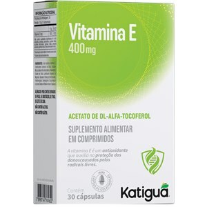 Vitamina E 400Mg Katiguá 30 Cápsulas