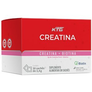 Creatina + Biotina Sabor Limão Katiguá 30 Sachês