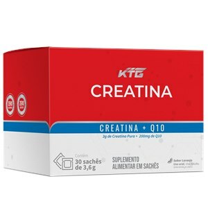 Creatina + Coenzima Q10 Sabor Limão Katiguá 30 Sachês