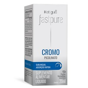 Cromo Dose Máxima Fast Pure Sabor Frutas Vermelhas Katiguá 20Ml