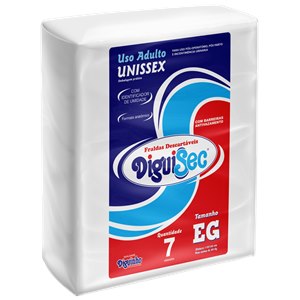 Fralda Descartável Gy Diguisec Adulto Eg - 7 Unidades